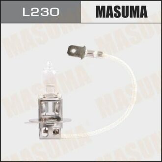 Лампа галогенова H3 12v 55W (3000K) MASUMA L230 (фото 1)