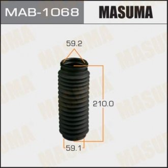 Пильовик амортизатора переднього (пластик) Honda Civic (06-10) MASUMA MAB1068 (фото 1)