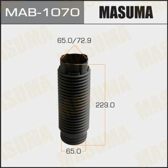 Пыльник амортизатора заднего (пластик) Subaru Forester (01-07), Impreza (02-07) MASUMA MAB1070 (фото 1)