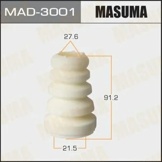 Отбойник амортизаторов, 21.5x27.6x91.2, OUTLANDER, OUTLANDER PHEV / GF7W, GG2W MASUMA MAD3001 (фото 1)