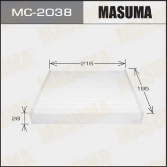 Фільтр салону (MC-2038) MASUMA MC2038