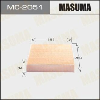 Фільтр салонний MASUMA MC2051