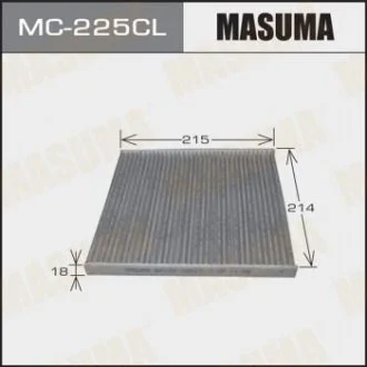 Фильтр салона AC-102 угольный MASUMA MC225CL