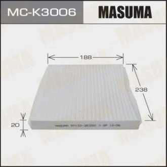 Фільтр салону AC9407C HYUNDAI/TUCSON/ V2000 V2700 04- (MC-K3006) MASUMA MCK3006