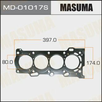 Прокладка Головки блока 1ZZ-FE (110) 0,60 мм MASUMA MD01017S