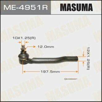 Наконечник рульової тяги CUBEZ11 RH MASUMA ME4951R (фото 1)