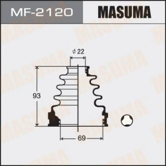 Пыльник ШРУСа внутреннего Toyota Corolla (00-06), RAV 4 (00-05) MASUMA MF2120