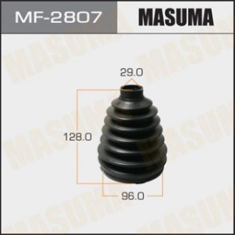 Пильовик ШРУСу зовнішній (пластик) + спецхомут Nissan Murano (04-08) MASUMA MF2807 (фото 1)
