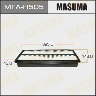 Воздушный фильтр A8506 LHD HONDA/ INSPIRE/ UC1 03-07 (1/20) MASUMA MFAH505 (фото 1)