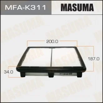 Фильтр воздушный DAEWOO/ MATIZ/ V800, V1000 98- MASUMA MFAK311