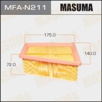 Воздушный фильтр AC0166 NISSAN/ ALMERA 2012- MASUMA MFAN211