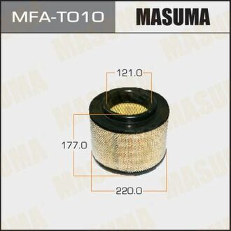 Повітряний фільтр A-1028 TOYOTA/ HILUX/ KUN25L, KUN26L, KUN35L 11- (1/8) MASUMA MFAT010