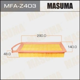 Воздушный фильтр A4502 MAZDA/ MAZDA2 MASUMA MFAZ403 (фото 1)