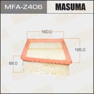 Воздушный фильтр MAZDA/ MAZDA2 07- MASUMA MFAZ406
