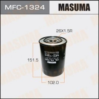 Фільтр масляний Mitsubishi Pajero (00-) D 3.2 MASUMA MFC1324 (фото 1)