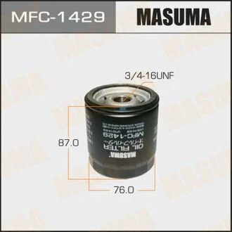 Фильтр масляный Ford Fiesta (02-), Focus (05-), Mondeo (07-)/ Mazda CX-7 (09-12), 3 (08-), 6 (03-12) MASUMA MFC1429