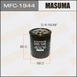 Фильтр масляный Suzuki Grand Vitara (05-16), Kizashi (09-15), Swift (00-10), SX4 (06-), Vitara (15-) MASUMA MFC1944