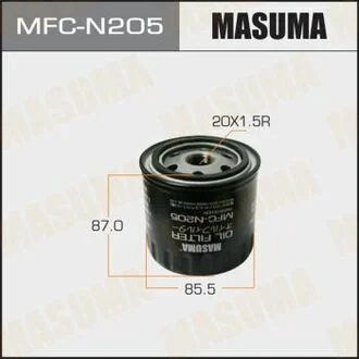 Масляный фильтр C0056 LHD NISSAN/ PATHFINDER, NAVARA 05- MASUMA MFCN205