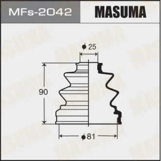 Пыльник ШРУСа внутрений (силикон) Mitsubishi L200 (05-), Pajero (00-06), Pajero Sport (09-) MASUMA MFS2042
