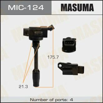 Катушка зажигания, PRIUS, C-HR / 2ZRFXE MASUMA MIC124