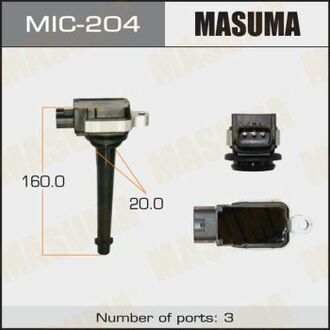Котушка запалювання MR20DE, NC25 MASUMA MIC204