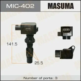 Катушка зажигания, MAZDA3, MAZDA6 MASUMA MIC402