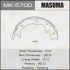 Колодки барабанні парковочные (к-т 4шт) MASUMA MK5700 (фото 1)