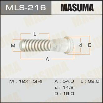 Шпилька колісна MASUMA MLS216 (фото 1)