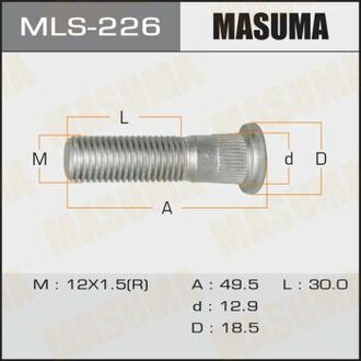 Шпилька колесная MASUMA MLS226 (фото 1)