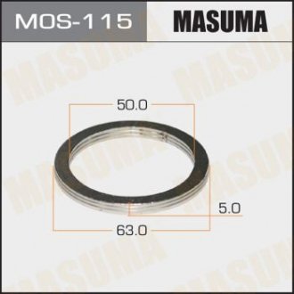 Кільце глушника графітове MASUMA MOS115