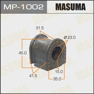 Втулка стабилизатора переднего Toyota Avensis (03-08) (Кратно 2 шт) MASUMA MP-1002 (фото 1)