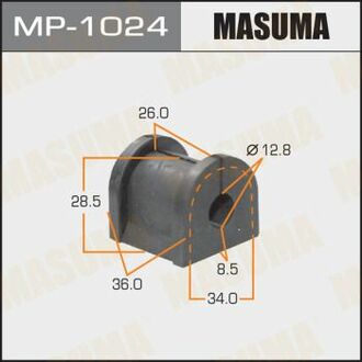 Втулка стабилизатора заднего Mitsubishi Lancer (03-09) (Кратно 2 шт) MASUMA MP-1024 (фото 1)