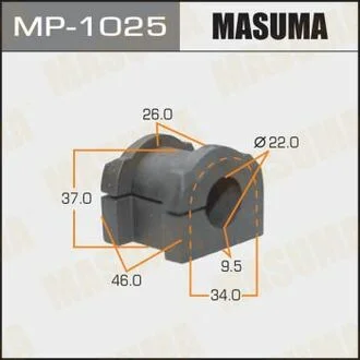 Втулка стабилизатора переднего Mitsubishi ASX (10-), Eclipse Cross (18-), Lancer (08-15), Outlander (08-) (Кратно 2 шт) MASUMA MP-1025