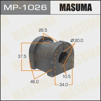 Втулка стабілізатора задн. OUTLANDER /CW5W, CW6W [уп.2] MASUMA MP1026 (фото 1)