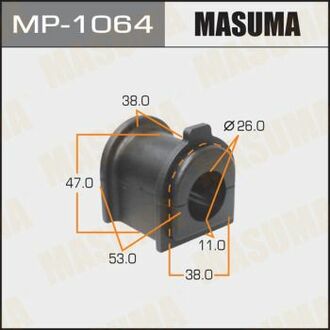 Втулка стабилизатора заднего Toyota Land Cruiser (09-) (Кратно 2 шт) MASUMA MP1064 (фото 1)