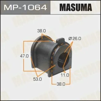 Втулка стабілізатора задн. LAND CRUISER/ UZJ200, VDJ200 [уп.2] MASUMA MP1064
