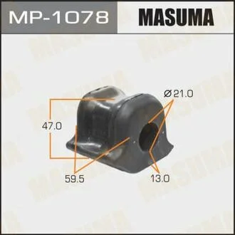 Втулка стабилизатора переднего левая Toyota Auris (10-), Avensis (11-18), Corolla (09-16) MASUMA MP-1078