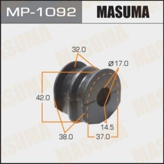 Втулка стабілізатора заднього Nissan Qashqai (07-), X-Trail (07-) (Кратно 2 шт)) MASUMA MP1092 (фото 1)