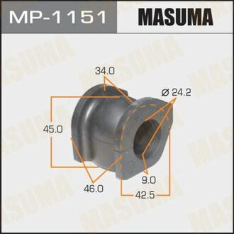 Втулка стабілізатора перед. CIVIC/ FD1, FD2, FD3 MASUMA MP1151