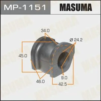 Втулка стабилизатора переднего Honda Civic (05-) (Кратно 2 шт) MASUMA MP1151