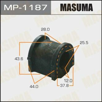 Втулка стабілізатора MASUMA MP1187 (фото 1)