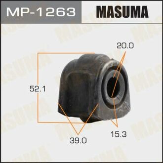 Втулка стабілізатора MASUMA MP1263 (фото 1)