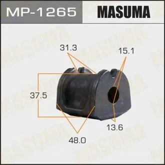 Втулка стабилизатора заднего Subaru Forester (07-), Impreza (07-16), Legacy (09-), XV (12-17) (Кратно 2 шт) MASUMA MP1265