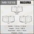 Тормозные колодки (1/12) MASUMA MS1219 (фото 1)
