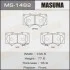 Колодка гальмівна передня Mitsubishi Pajero (06-)/ Toyota Hilux (11-), Land Cruiser Prado (02-09) (MS1482) MASUMA
