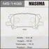 Колодка гальмівна передня Lexus RX 350 (06-08)/ Toyota Highlander (03-07) (MS1498) MASUMA