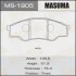 Колодки дискові HILUX/ GGN15, 25, 35, KUN1#, 2#, 3# front (1/12) MASUMA MS1905 (фото 1)