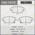 Тормозные колодки COROLLA/ ADE150, NDE150, NRE150 front (1/12) MASUMA MS1916 (фото 1)