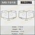 Колодки дискові MASUMA  HILUX/ KUN25L, 26L, 35L 2011-  front   (1/12) MS1918