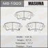 Колодки дисковые COROLLA/ NDE120, ZZE12#, CDE120 front (1/12) MASUMA MS1923 (фото 1)